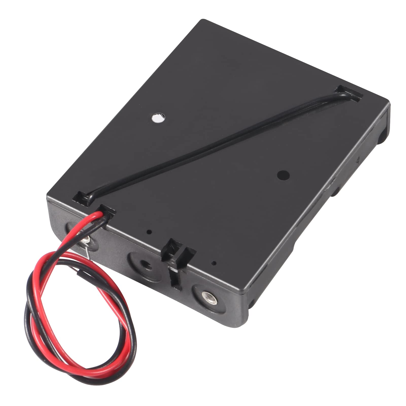 Aobao 6Pcs 3 Aa Battery Holder 3 X 1.5V 4.5V Aa Battery Holder Case Box With Leads Wires