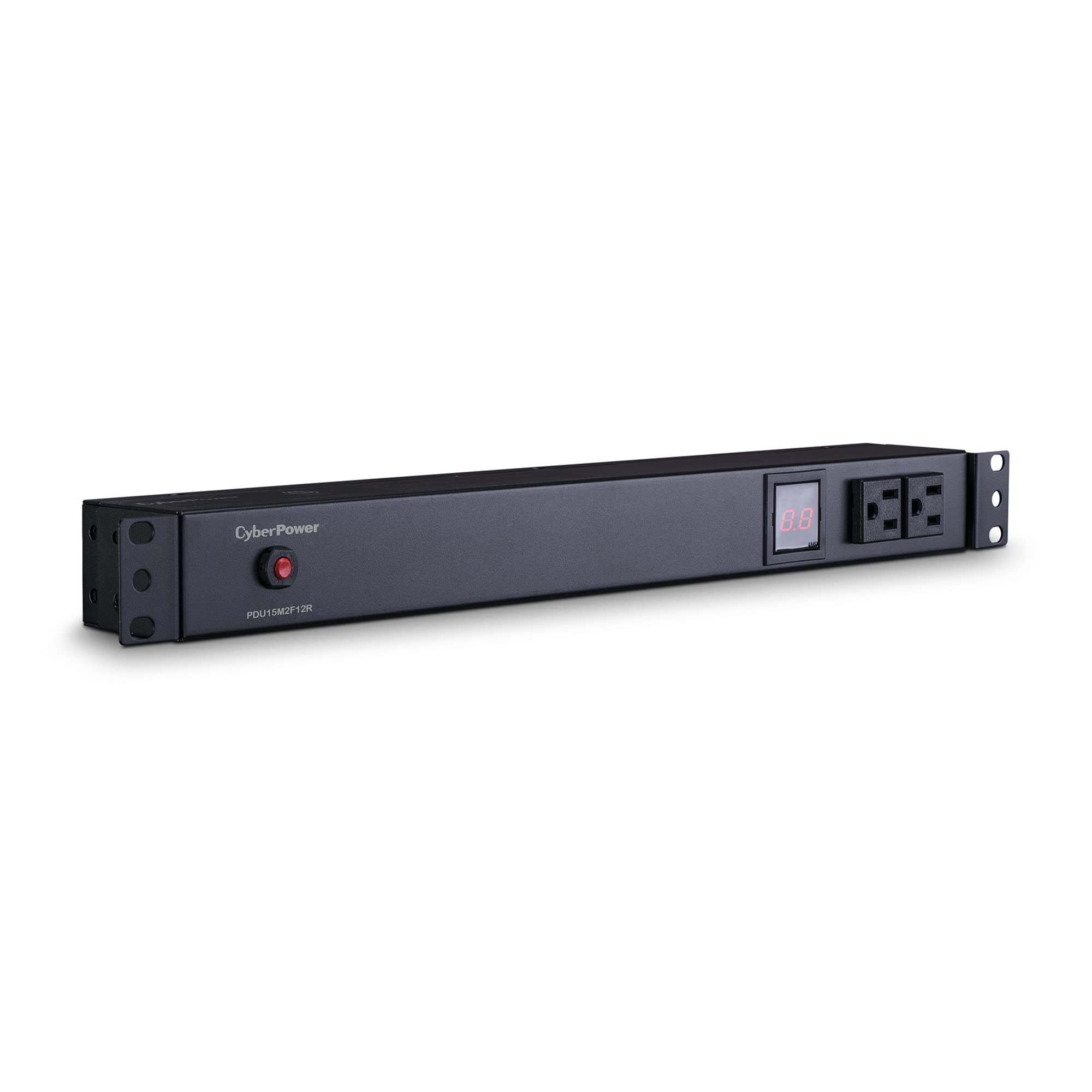 Cyberpower Pdu15M2F12R Metered Pdu, 100 125V/15A, 14 Outlets, 1U Rackmount