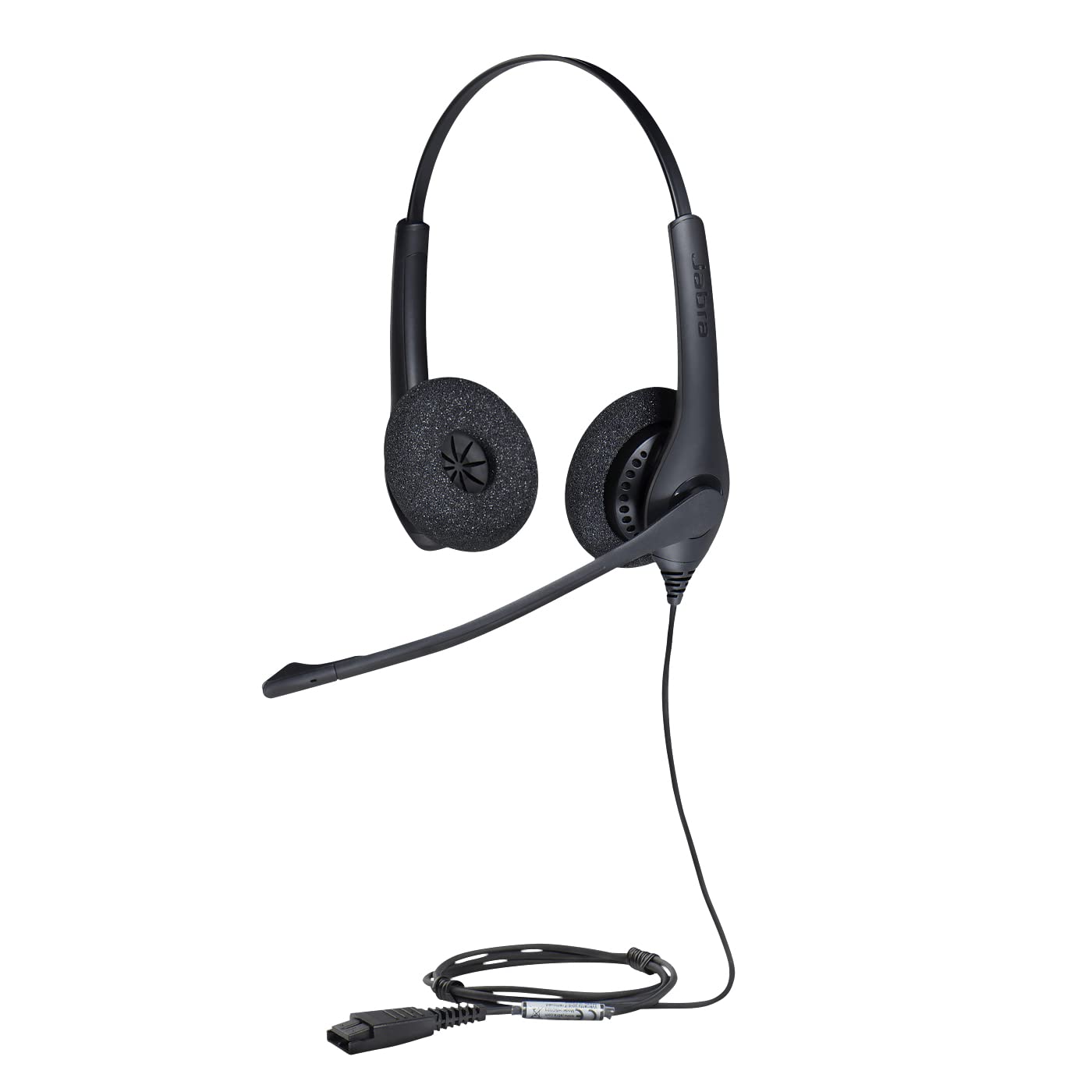 Jabra Biz 1500 Duo UC Call Center Wired Headset Black