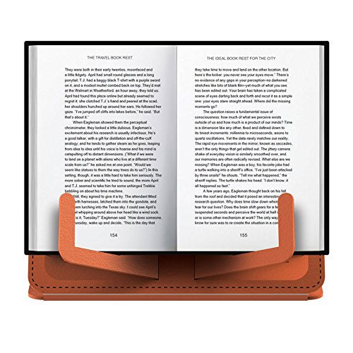 If The Travel Book Rest (Beachy Blue) - Hands Free Reading Tablet & Book Holder - Portable Tablet Stand - Perfect Recipe Book Ho