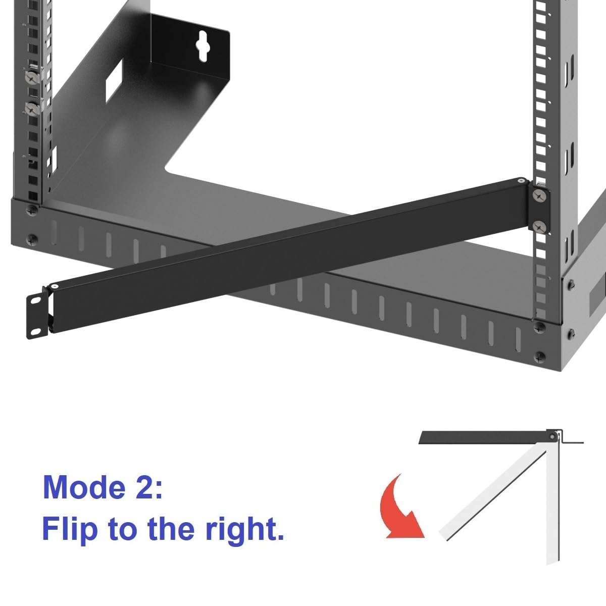 Qiaoyoubang 1U Hinged Blank Panel -Metal Rack Mount Filler Panel -Blank Rack Mount Panel Flat Panel For 19 Inches Rack Mount (1U