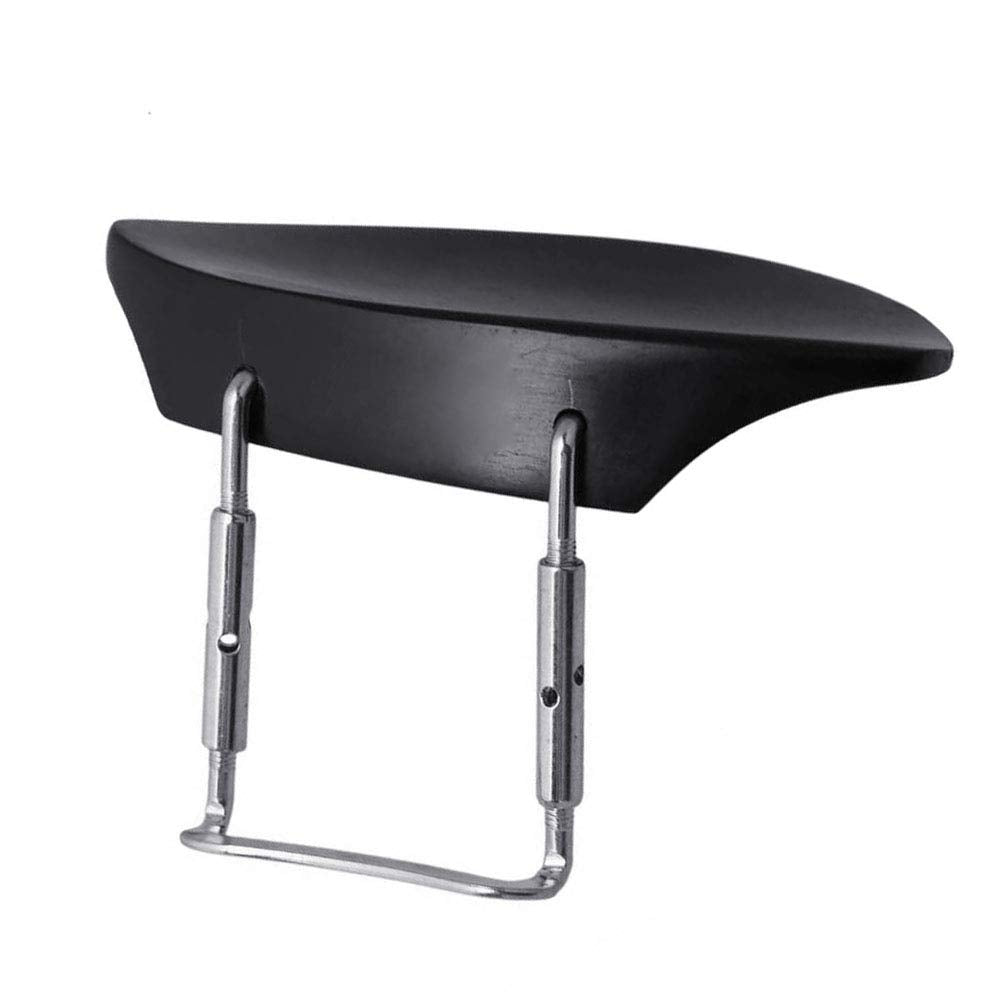Jiayouy Violin Ebony Chin Rest With Standard Bracket For 3/4 Violin