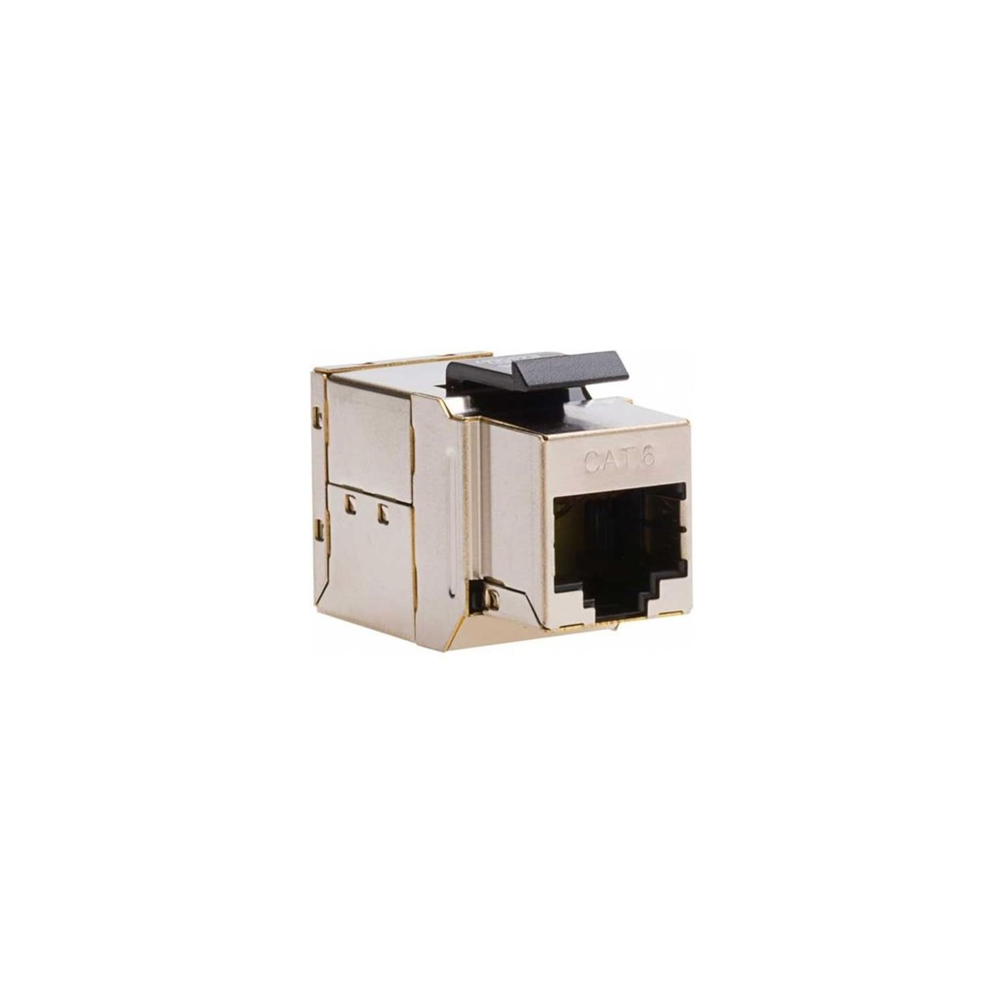 Cat6 Shielded Keystone Coupler, F To F, 1/Bag.