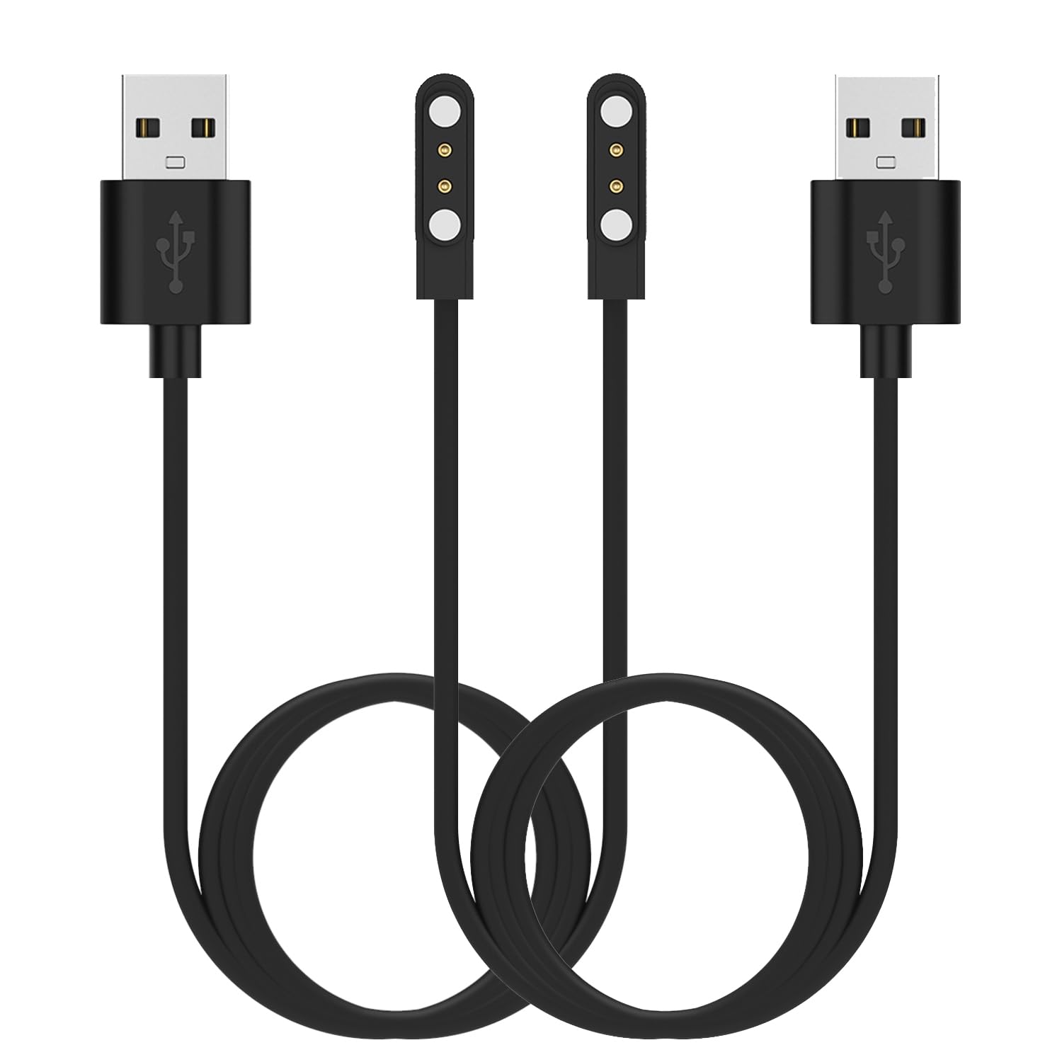 Smart Watch Chargers Compatible For Fitvii Hm78 Hm68 Hm58 Hm57 H56, Iaret I18, Morepro Hm78, Parsonver Sr1 Replacement Charging 