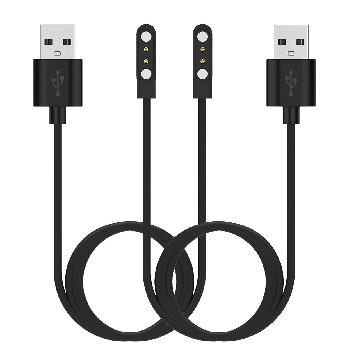 Smart Watch Chargers Compatible For Fitvii Hm78 Hm68 Hm58 Hm57 H56, Iaret I18, Morepro Hm78, Parsonver Sr1 Replacement Charging 