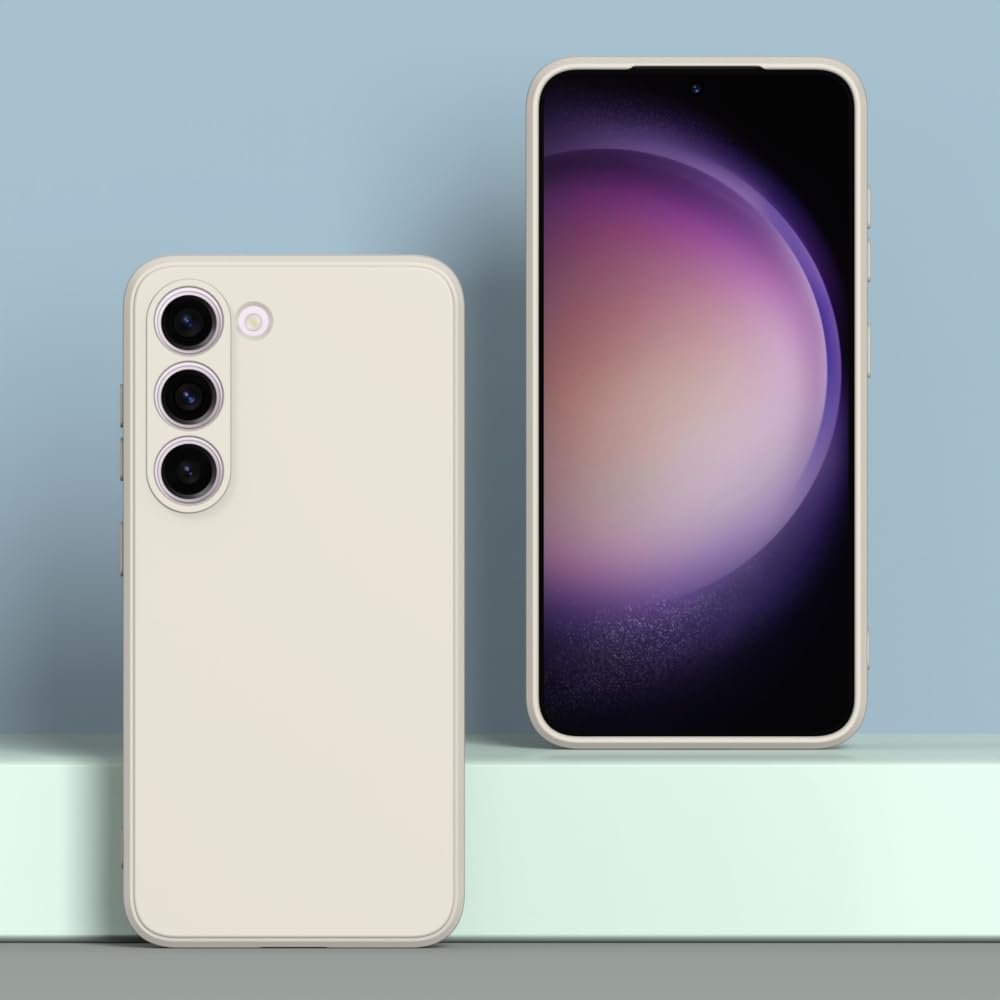 Wogroo For Samsung Galaxy S24 Plus Case White, Scratch Resistant With Soft Touch, Slim Thin Phone Cover For Samsung Galaxy S24 P