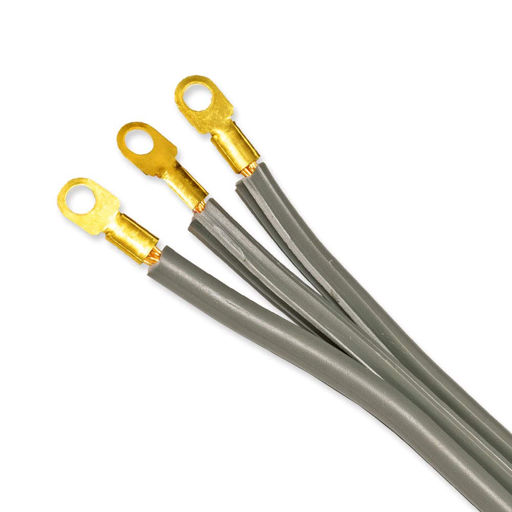 Eastman 3 Prong Electric Range Cord, 40 Amps, 4 Foot Length, Grey, 61256