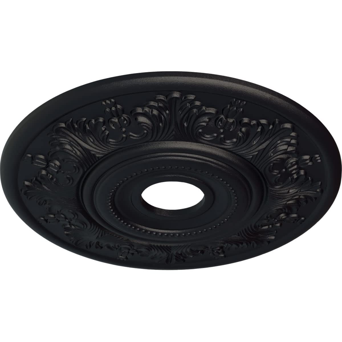 Ekena Millwork Cm20Visgs Vienna Ceiling Medallion, 20 Od X 3 1/2 Id X 1 1/2 P, Steel Gray
