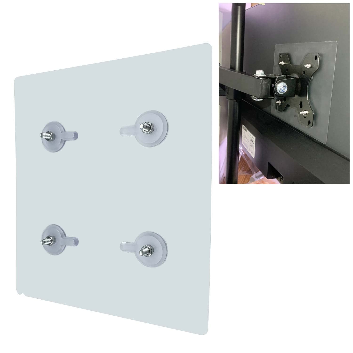 Nober Vesa Mount Adapter Bracket Kit Non Vesa Mounting Universal For 75 Vesa Monitor Arm Compatible