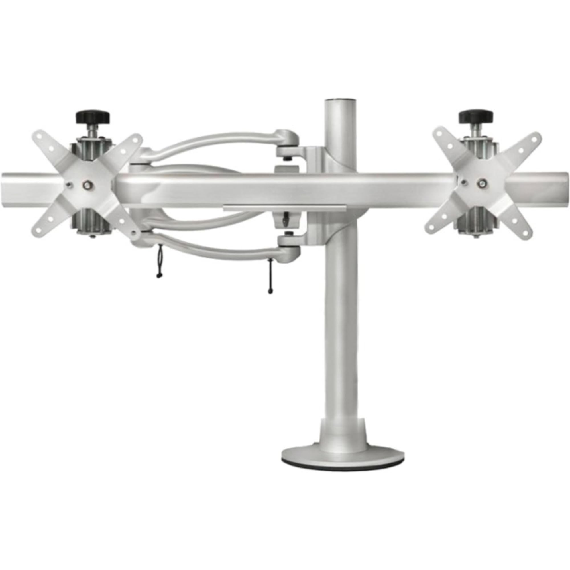 200 Series Dual Monitor Arm, Silver, 16 Pole