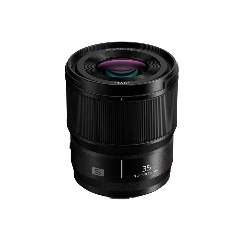 Panasonic LUMIX S Series Camera Lens, 35mm F1.8 L-Mount Interchangeable Lens for Mirrorless Full Frame Digital Cameras, S-S35