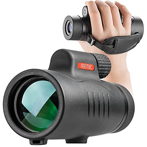 Monocular Telescope High Power 8X42 Monoculars Scope Compact Waterproof Fogproof Shockproof With Hand Strap For Adults Kids Bird