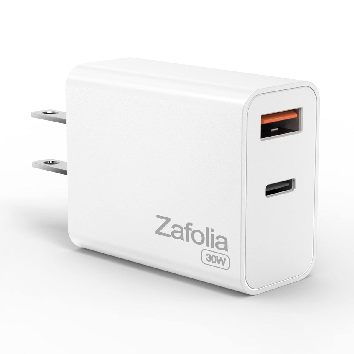 30W Usb C Power Adapter, Zafolia Iphone 14 Fast Charger Block, Google Pixel 6/6 Pro Charger, Upgraded Certified Dual Ports Pd 3.
