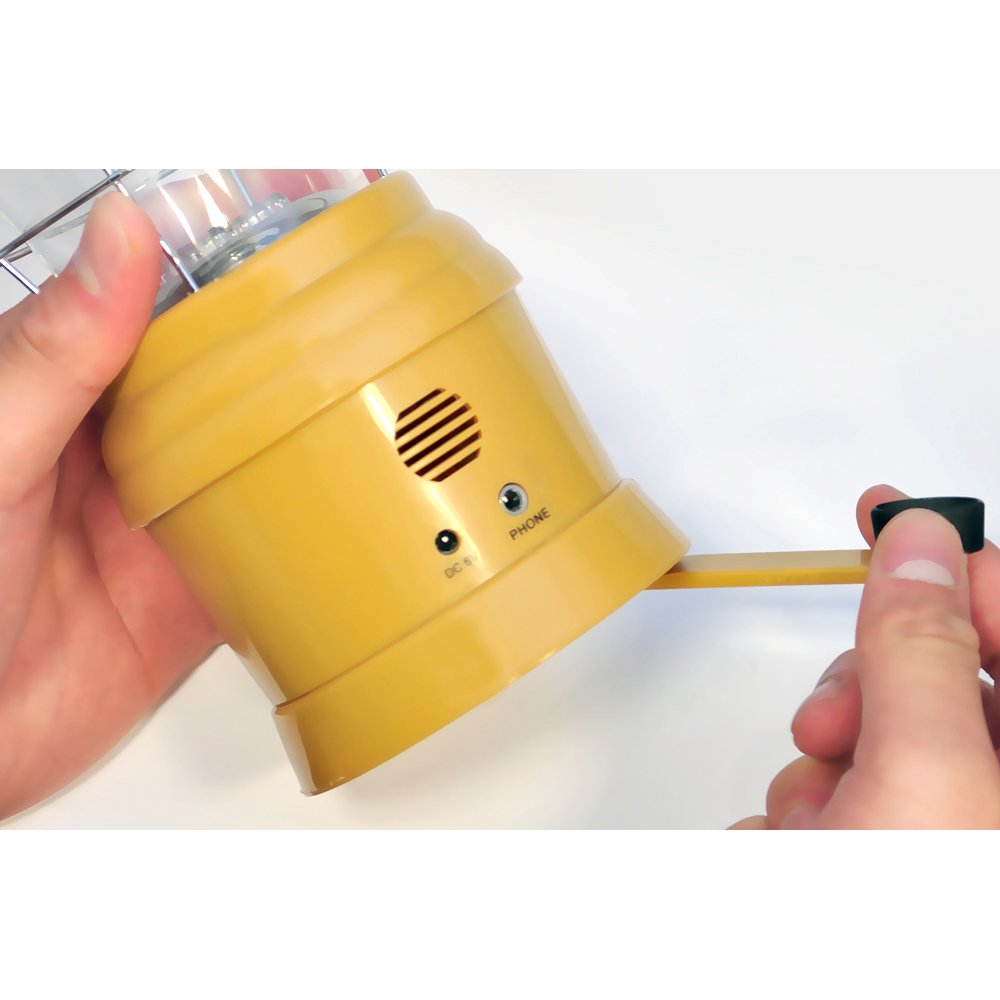 Pyle Portable Multifunctional Hand Crank Lantern   Portable Battery Operated Radio Lamp With Am/Fm Radio, Speaker, Powered By Aa