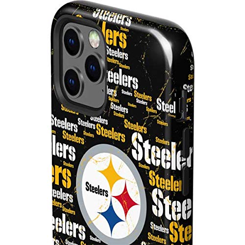Skinit Impact Phone Case Compatible With Iphone 12 Pro   Officially Licensed Nfl Pittsburgh Steelers Black Blast Design