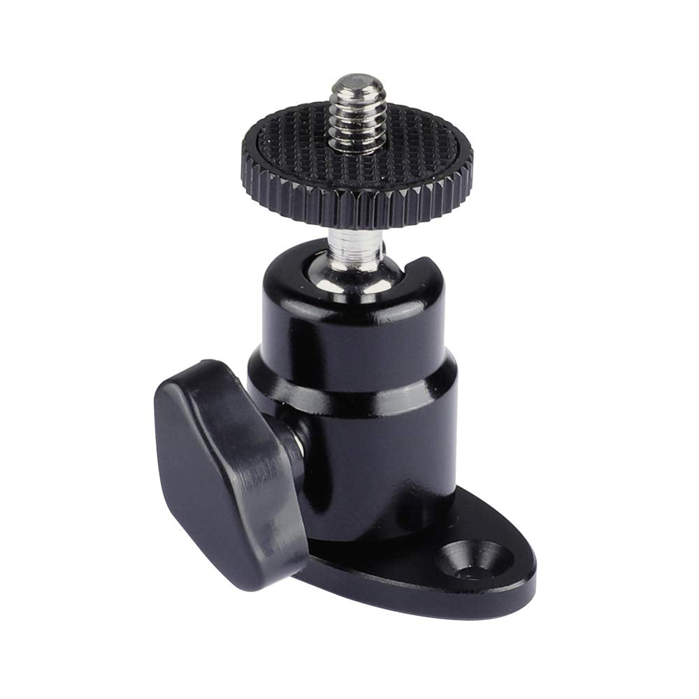 Camvate 1/4'' 20 Mini Ball Head With Ceiling Mount For Cctv & Video Wall Monitors Mount   1991