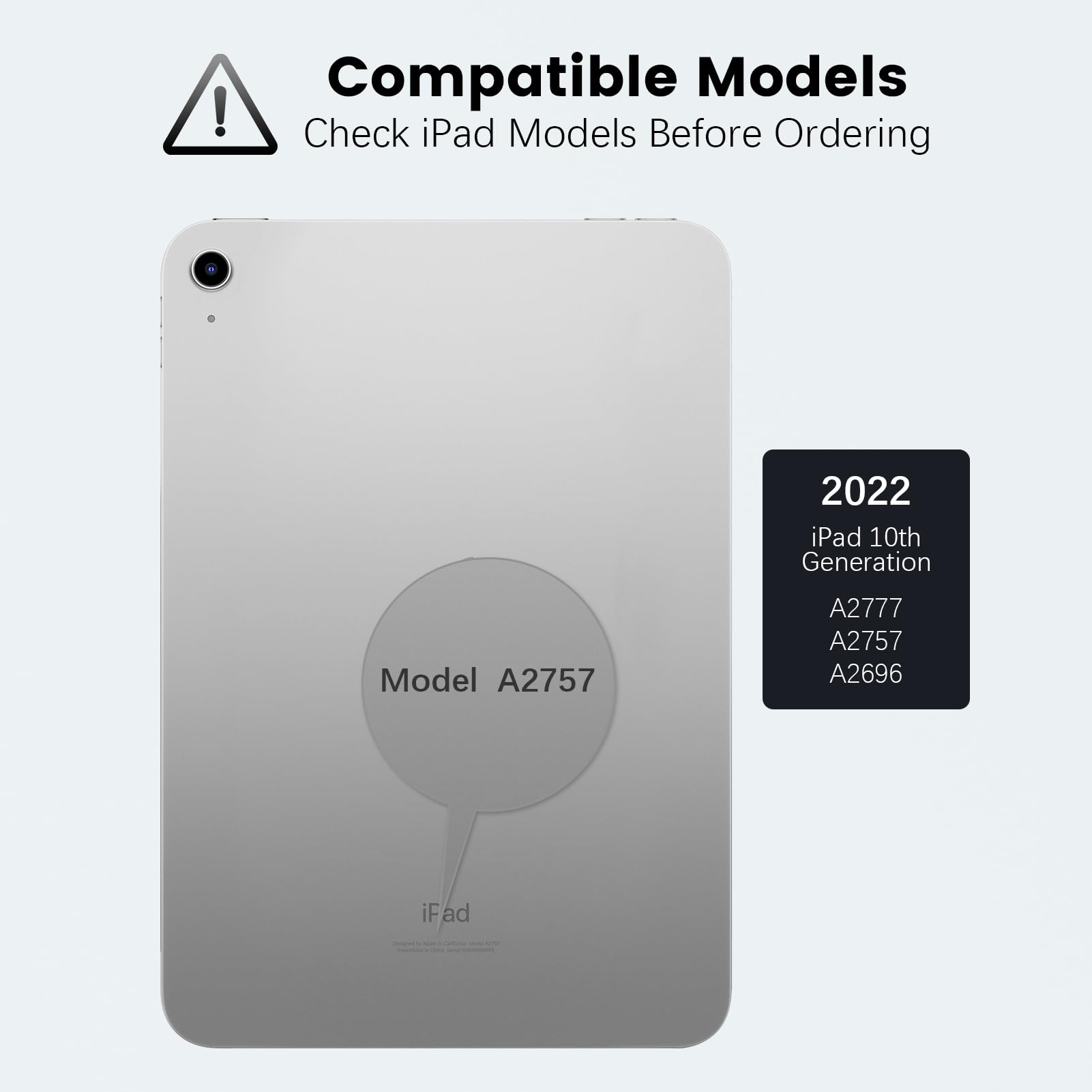 Nillkin For Ipad 10Th Generation Case With Keyboard (10.9   , 2022), 7 Backlight Colors, Precise Trackpad, Pencil Holder, Slide