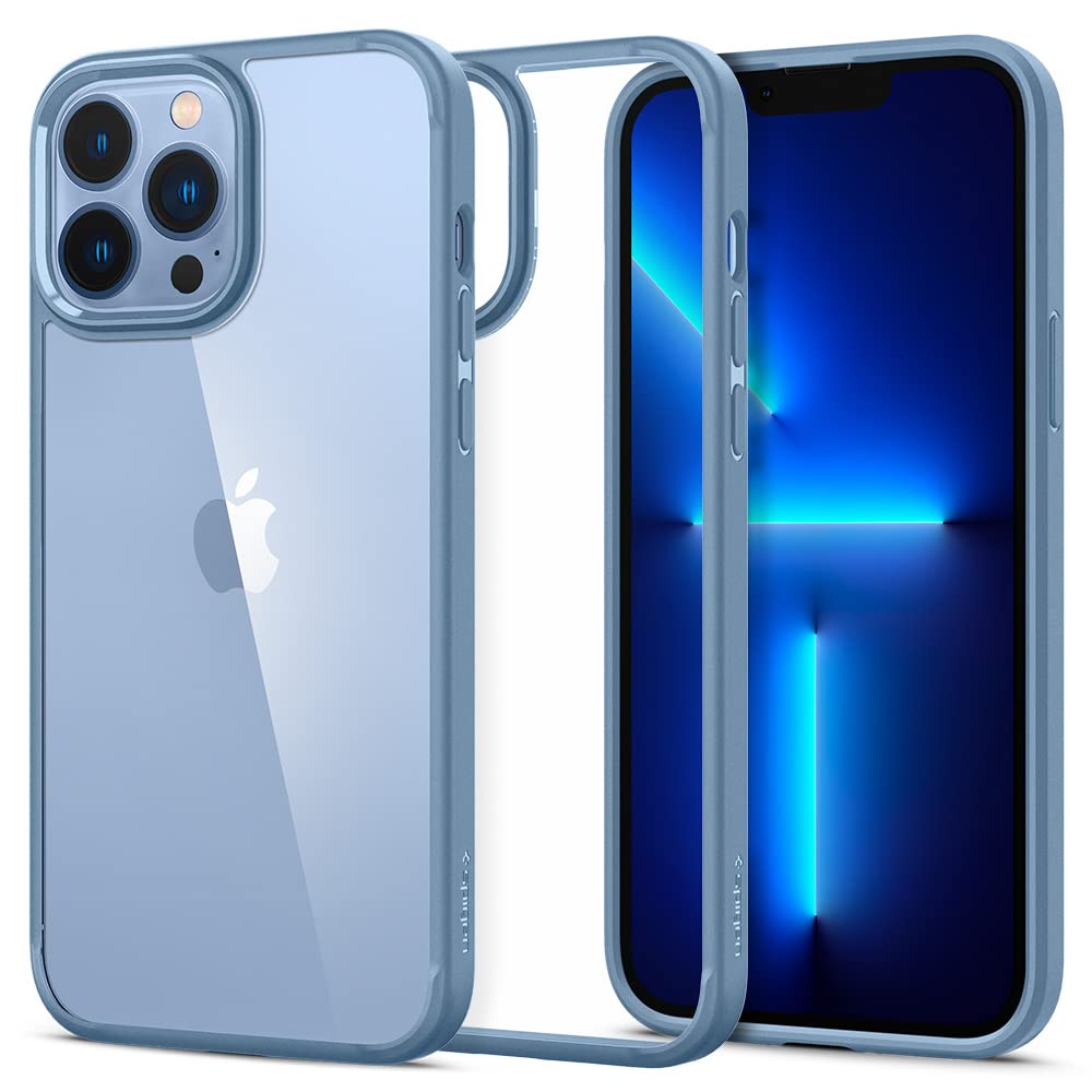 Spigen Ultra Hybrid Designed For Iphone 13 Pro Max Case (2021)   Sierra Blue
