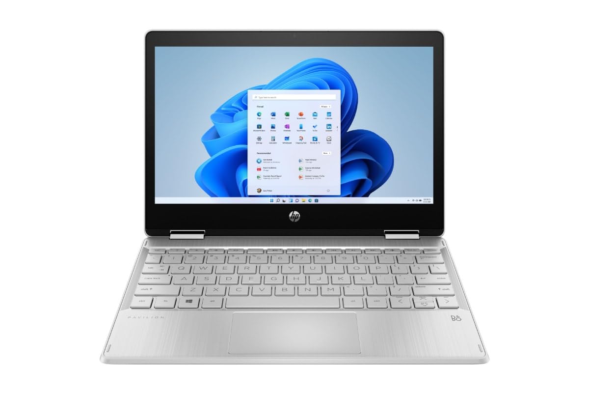 Hp   Pavilion X360 2 In 1 11.6Inch Touch Screen Laptop   Intel Pentium Silver   4Gb Memory   128Gb Ssd   Natural Silver 11 11.99