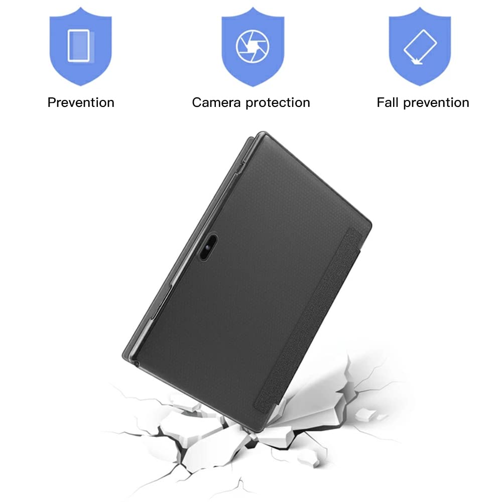 Zzb Tablet Case For Zb10 Computer Tablet, Stand Folio Cover For 10 Inch Zb10 And Yq10S Tablets, Pu Leather Slim Case Cover