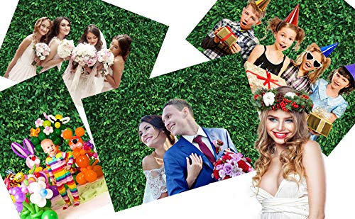 Lywygg 5X3Ft Green Leaves Photography Backdrops Mmicrofiber Nature Backdrop Birthday Background For Birthday Party Seamless Phot