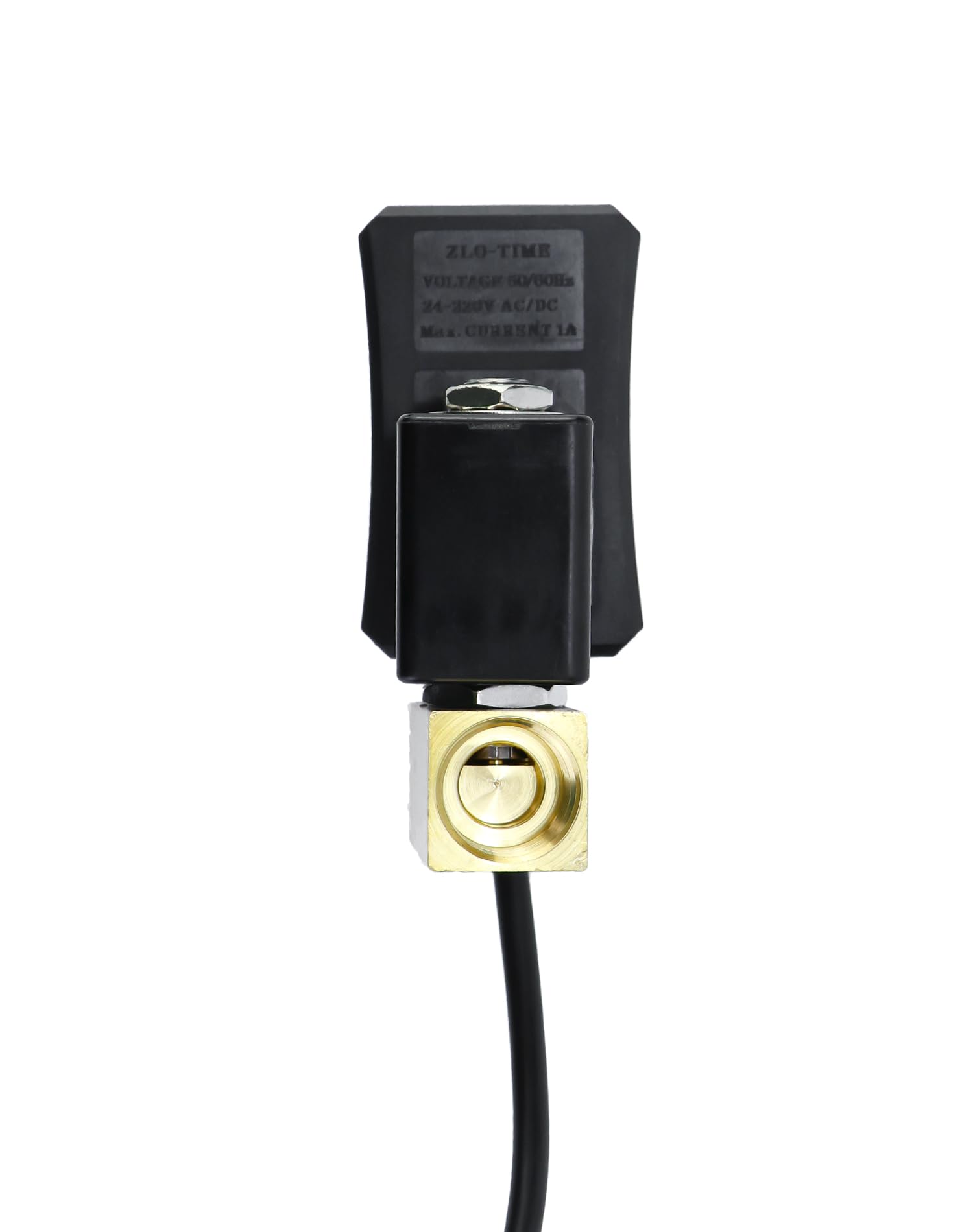 Qwork Automatic Timed Condensate Drain Valve, 4 Pack 1/2'' Ac110V 2 Way Direct Acting Drain Valve Us Plug