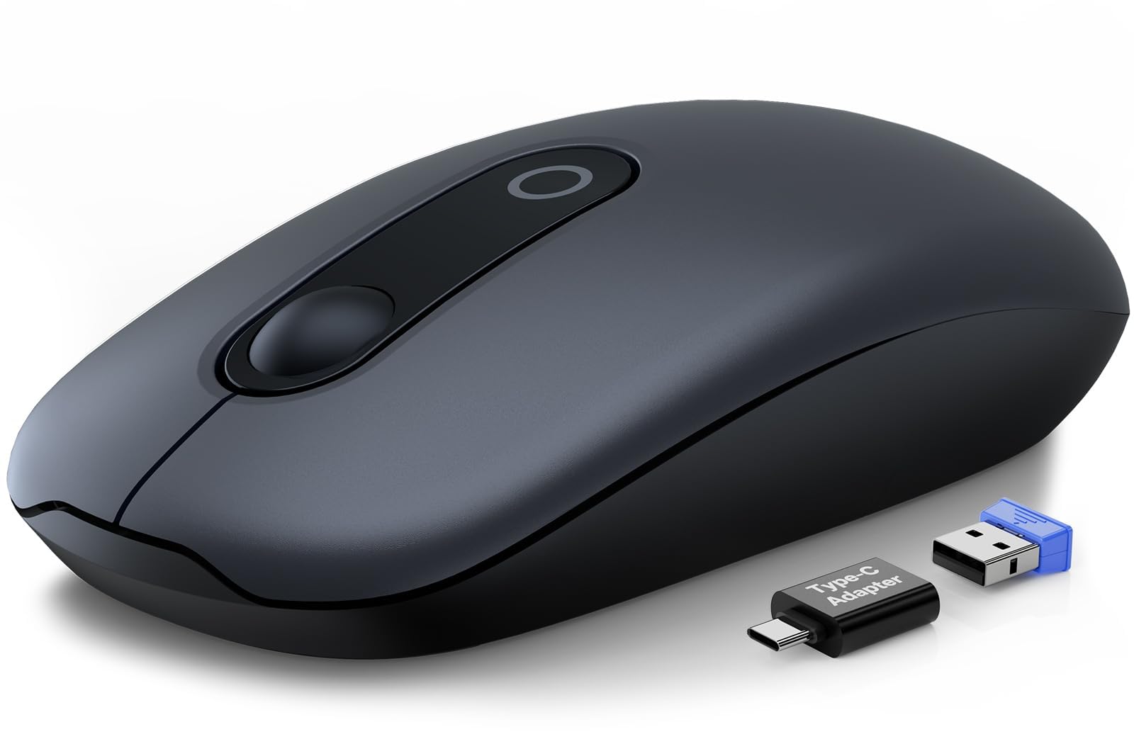 SABLUTE Wireless Mouse for Laptop, 2.4G Quiet Computer Mice, USBC Adapter