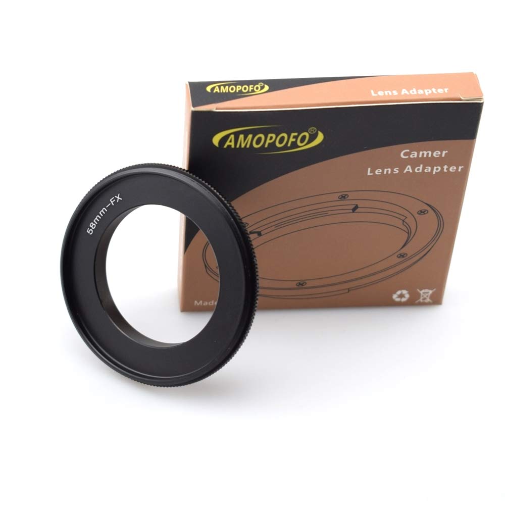 58Mm Macro Lens Reverse Ring Compatible With Fx X Mount X A5 X A20 X A10 X A3 X A2 X A1 X E2S X E2 X E1 X T100 X T10,With 58Mm Filter Thread Lens.Macro Shoot(58Mm Fx)