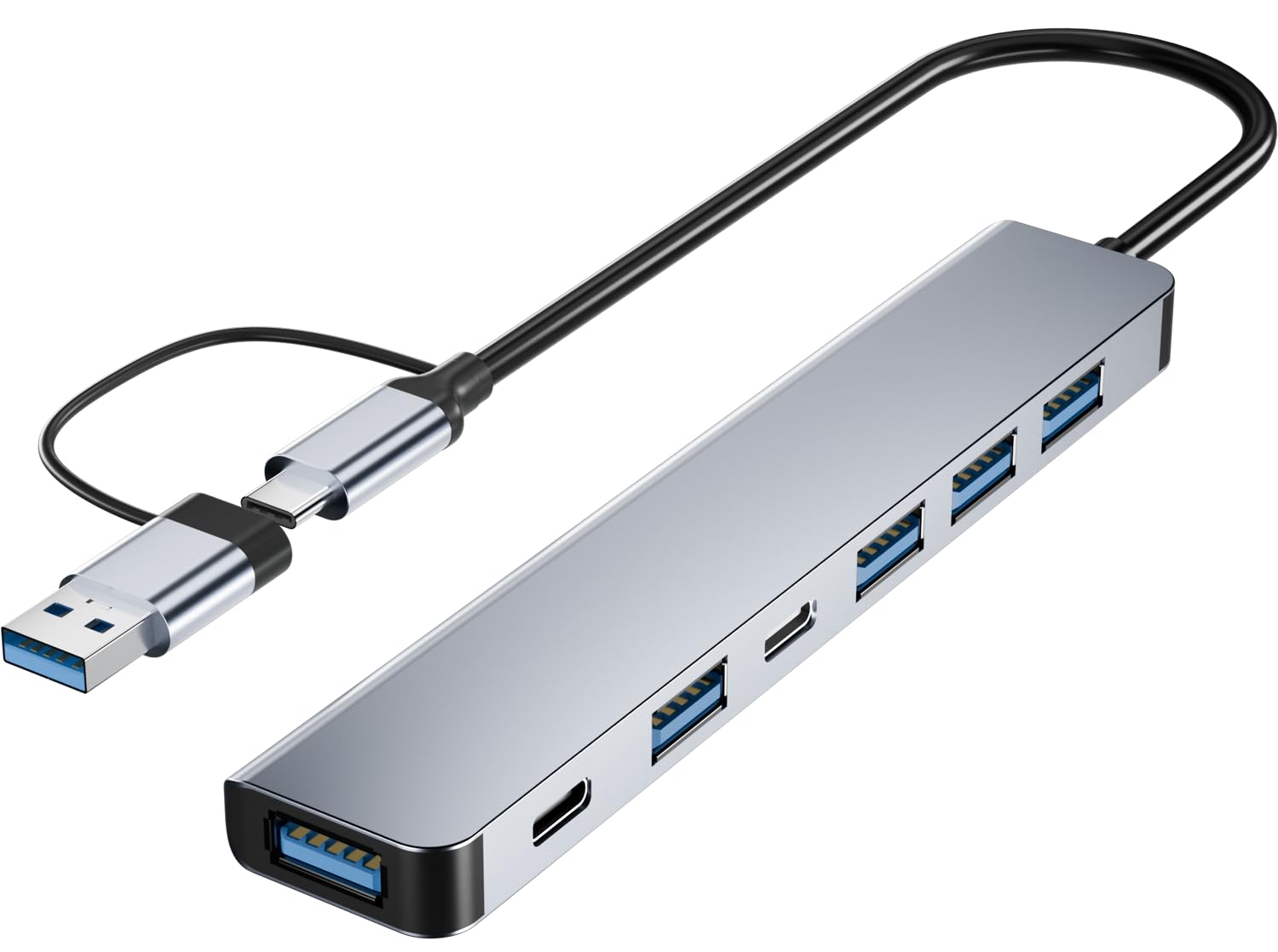 PANPEO 7in1 USB C Hub USB 3.0 5Gbps for MacBook PC