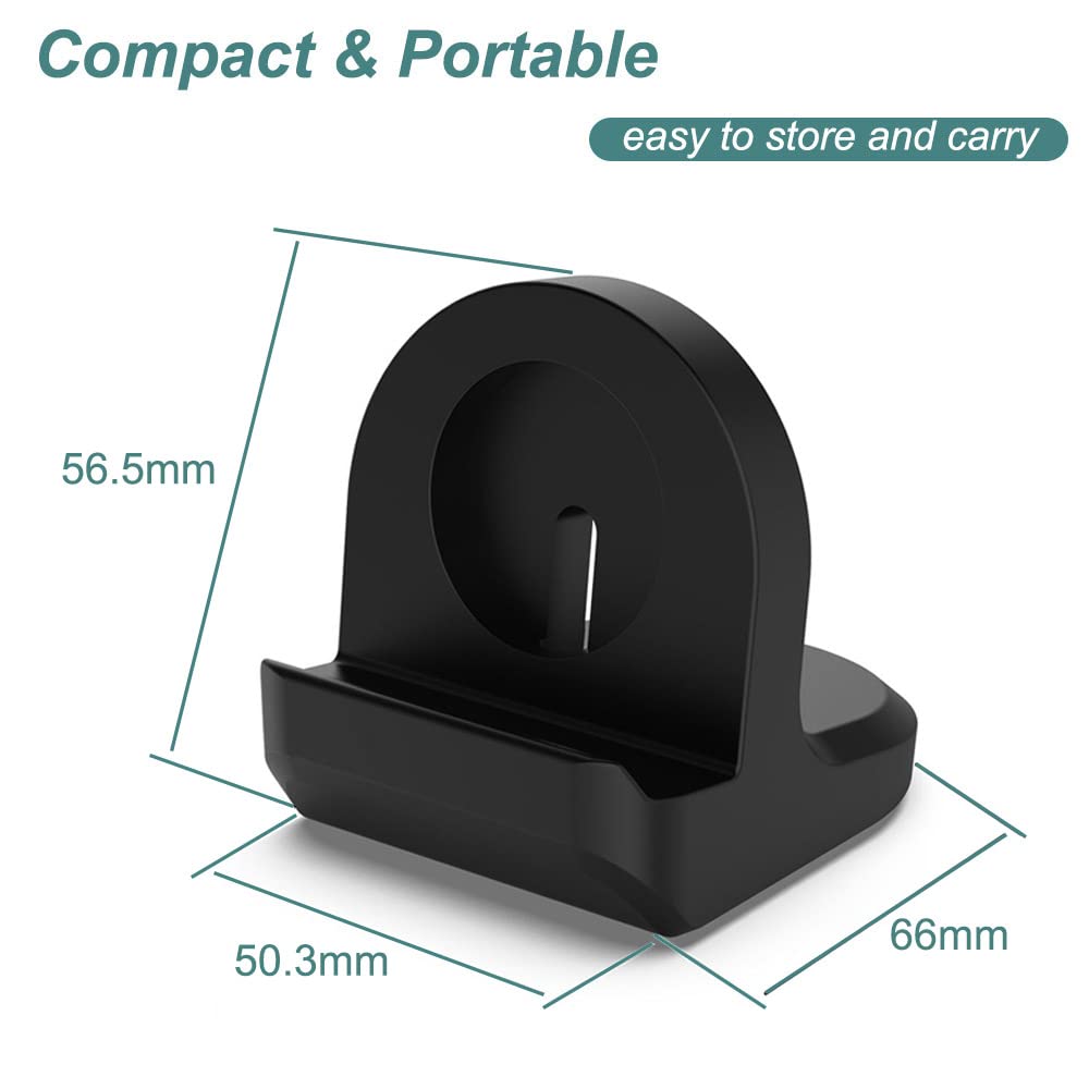 Charger Stand For Galaxy Watch 5/5 Pro, Silicone Charging Stand Dock Holder For For Samsung Galaxy Watch 5 40Mm 44Mm & Galaxy Wa