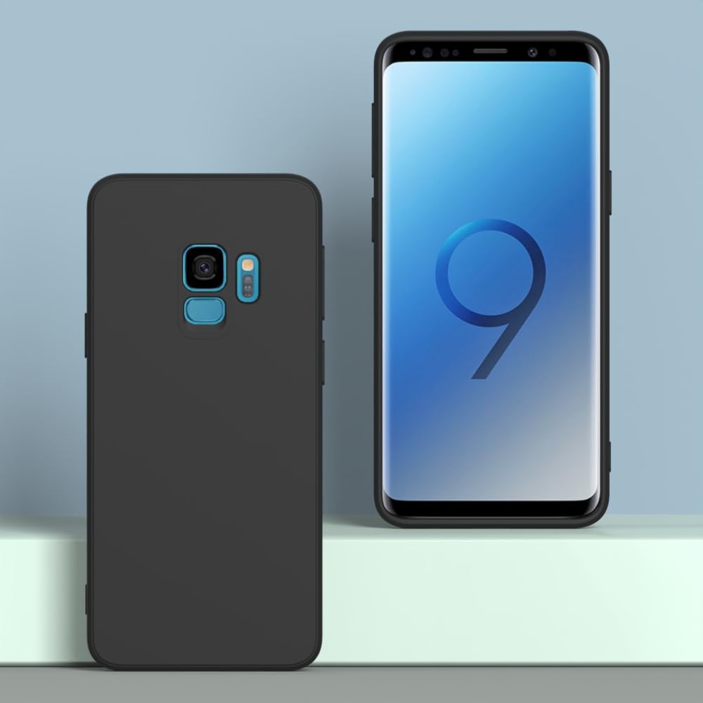 Wogroo For Samsung Galaxy S9 Plus Case Black, Scratch Resistant With Soft Touch, Slim Thin Phone Cover For Samsung Galaxy S9 Plu