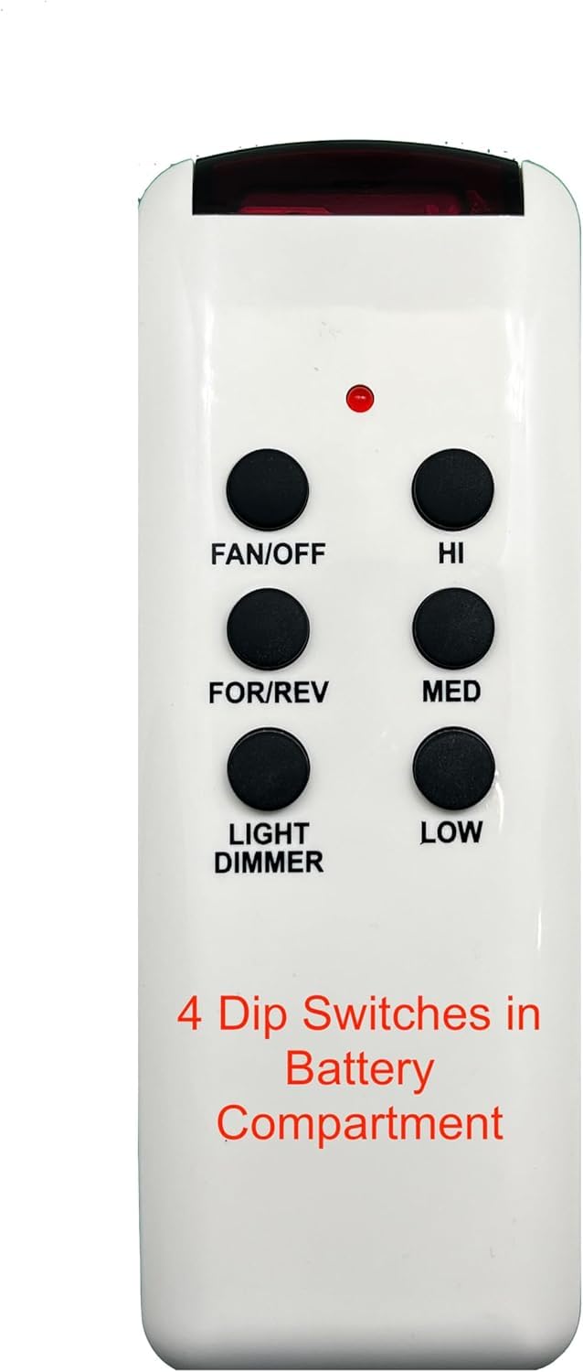 CHQ8BT7053T Ceiling Fan Remote Control 4 Dip Switch Version by MFP