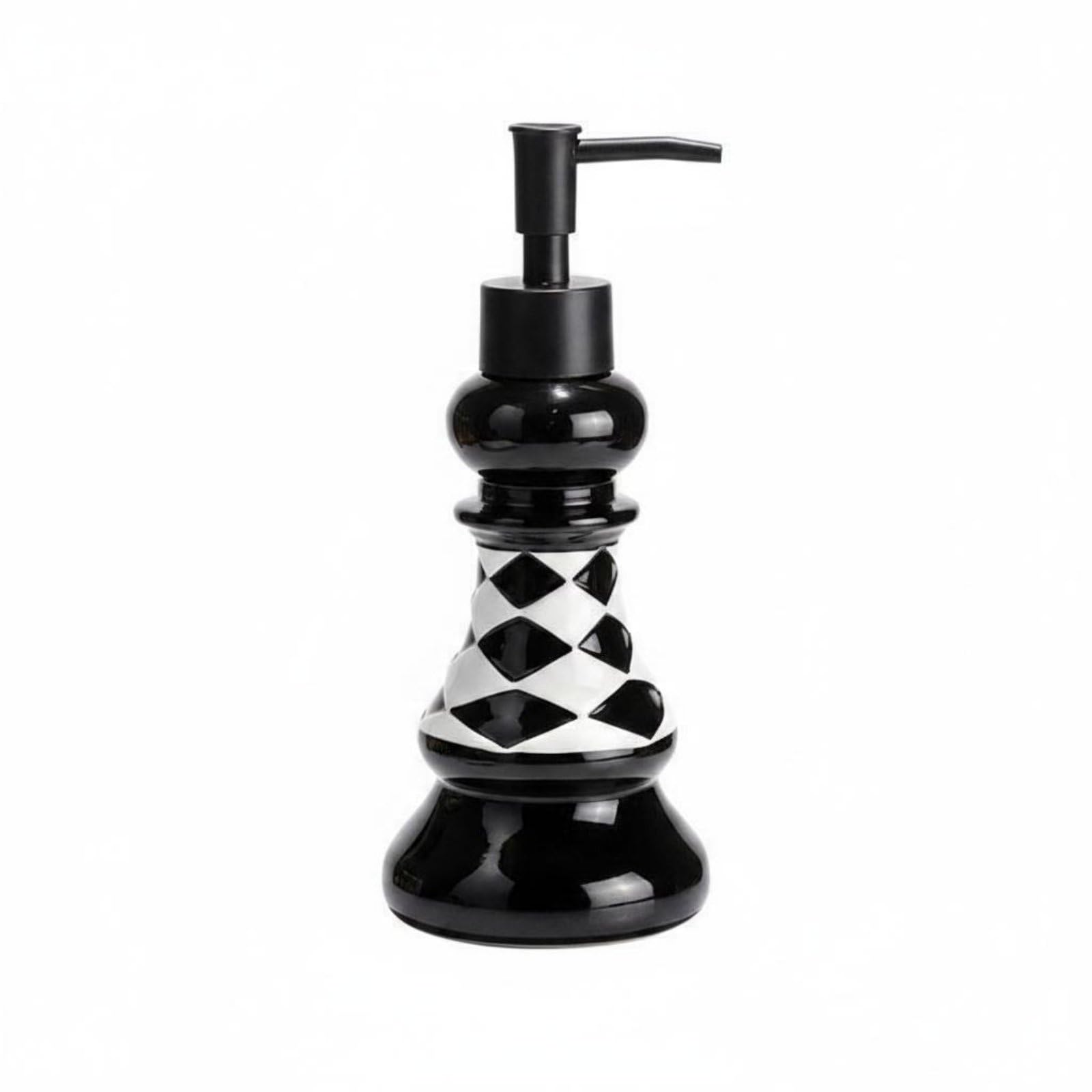 Merishopp Modern Chess King Pick Holder Minimalist Black Chess Pick Cup Creative Decorative Container Timeless For Sample House,