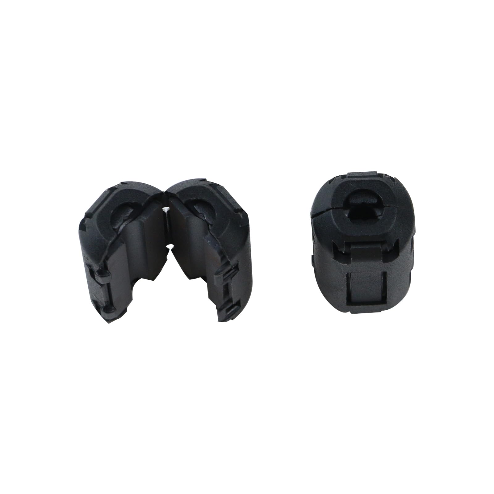 T Tulead Ferrite Chokes Noise Suppressor Cable Clips Snap-on Ferrite Core 3.5mm Black Pack of 10
