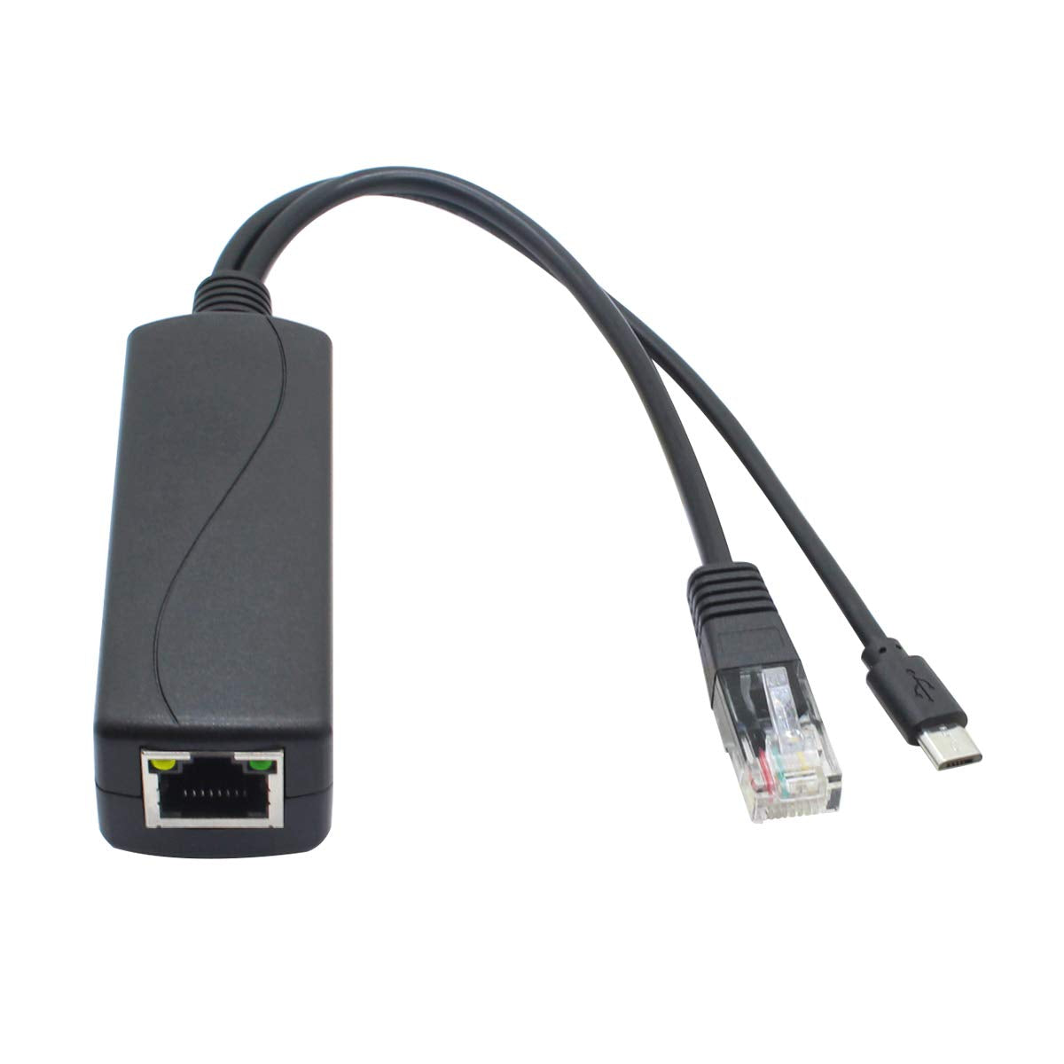 Anvision 4 Pack 5V Poe Splitter, 48V To 5V 2.4A Adapter With Micro Usb Plug, Ieee 802.3Af Compliant, For Ip Camera, Tablets, Dro