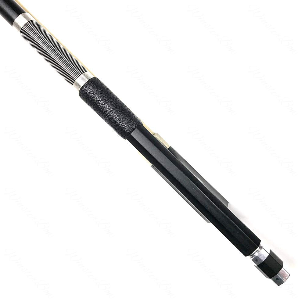 Winsterbow Carbon Fiber Violin Bow 1/8 Unbleached Black Horse Hair Art No.Vbn108 (1/8)