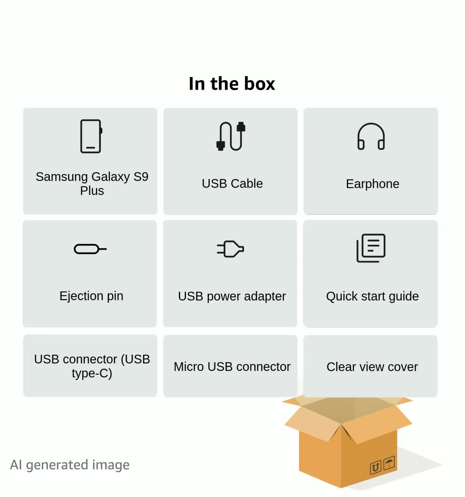 Samsung Galaxy S9 Plus (Sm-G965F/Ds) 6Gb / 128Gb 6.2-Inches Lte Dual Sim Factory Unlocked - International Stock No Warranty (Cor