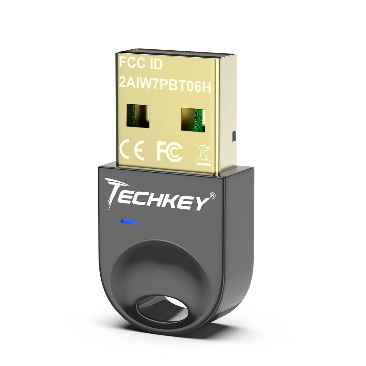 Usb Bluetooth Adapter 5.3 For Desktop Pc, Plug & Play Mini Bluetooth Edr Dongle Receiver & Transmitter For Laptop Computer Bluetooth Headphones Keyboard Mouse Speakers Printer Windows 11/10/8.1