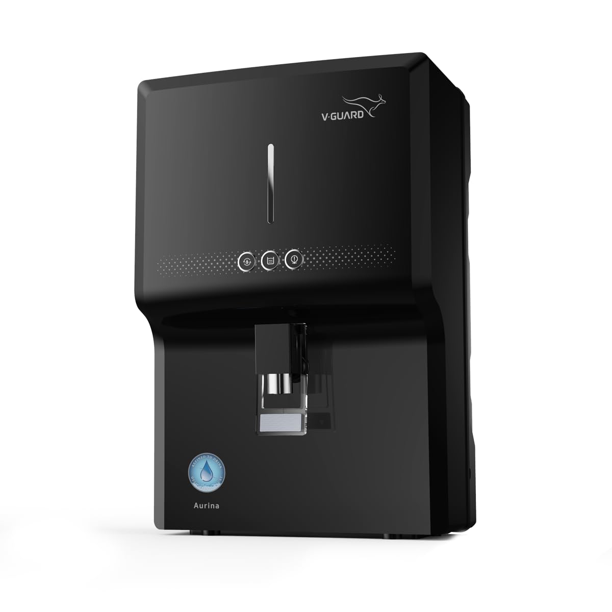 VGuard Aurina Ro Uf Water Purifier | Duoguard Filter Technology | Free Service Plan Worth Inr 2100 + Proactive Service | Reduce