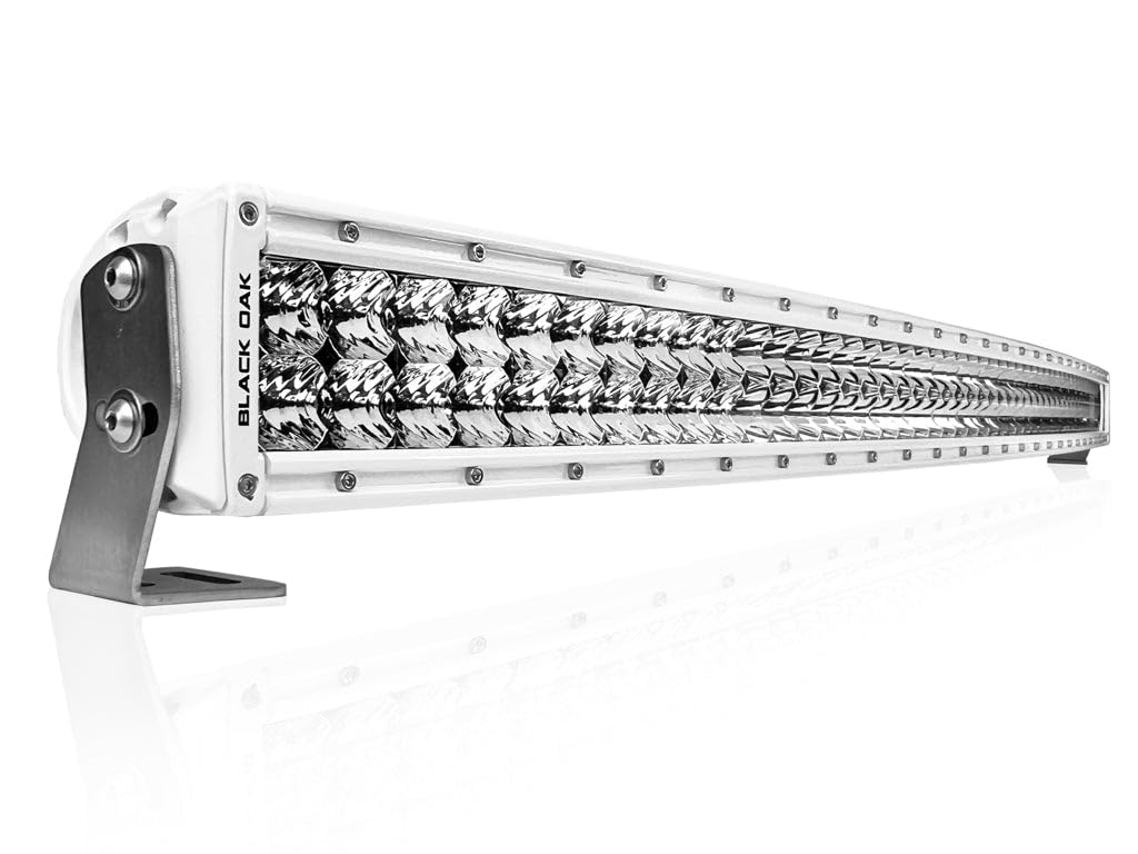 Black Oak Pro Series 3.0 Curved Double Row 50'' Led Light Bar - Combo Optics - White Housing,WBAUVB0CYVJGKWS