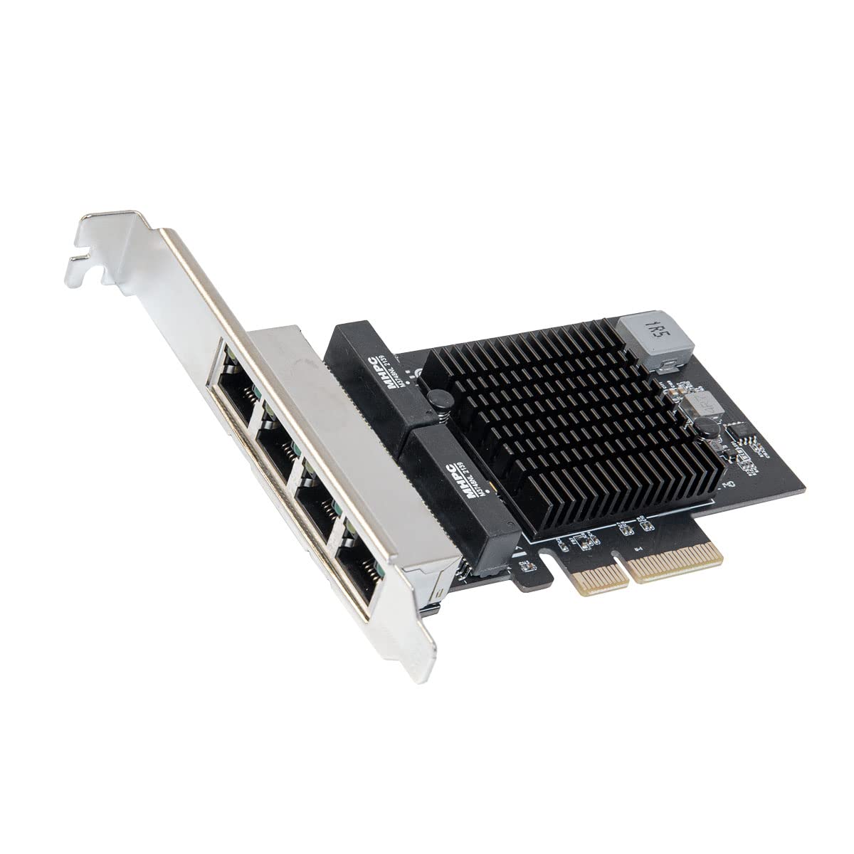 Io Crest Quad 2.5 Gigabit Ethernet Pci Express Pci E Network Interface Card 10/100/1000/25000 Mbps Rj45 Lan Realtek Rtl8125 Chip
