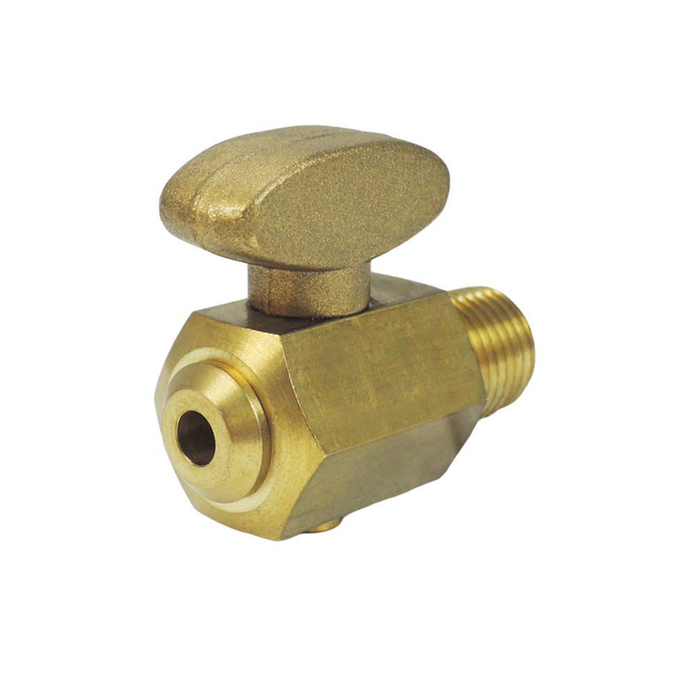 Nigo Industrial Co. Air Brake Air Tank Drain Cock Ground Plug Shutoff (1/4'' Npt Male)