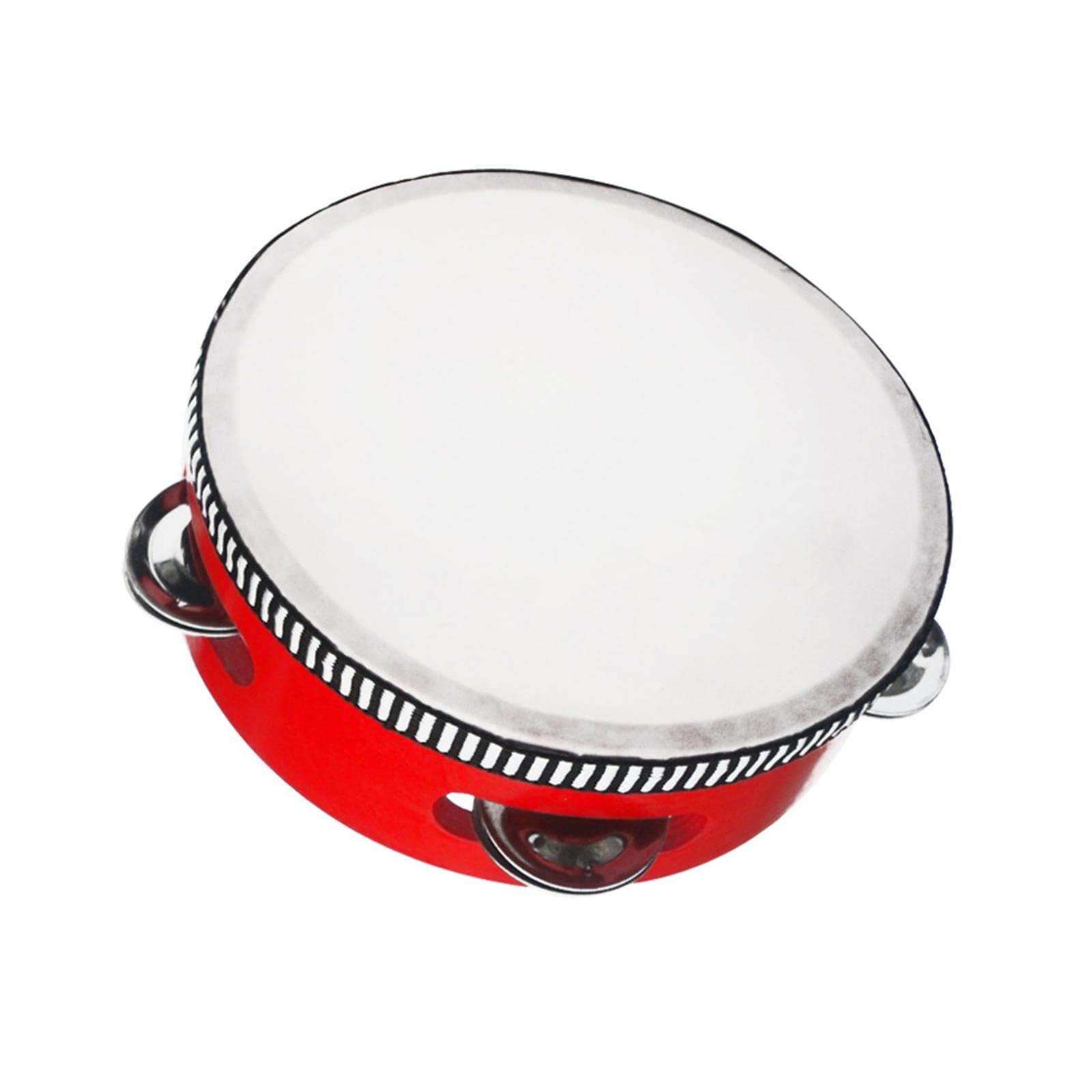 CALANDIS Wooden Hand Held Drum Kids Musical Toys Percussion Hand Drum for Family 6inch | Tambourines | Hand Percussion | Percuss