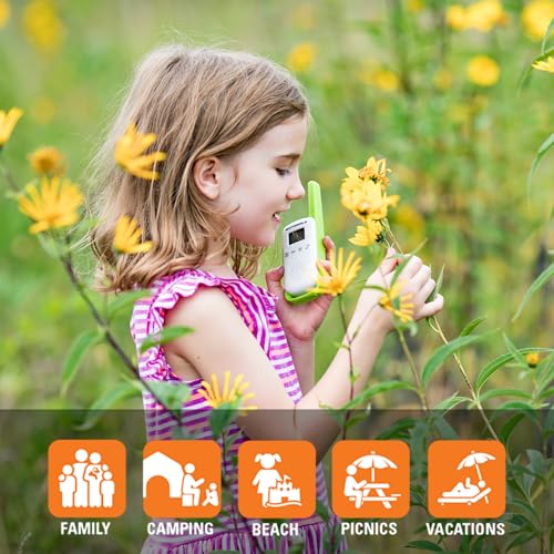 Motorola Solutions Talkabout T110Tp, Kids Two Way, Boys Girls Walkie Talkie Safety & Privacy Easy Pairing, 16 Mile, 3 Pack