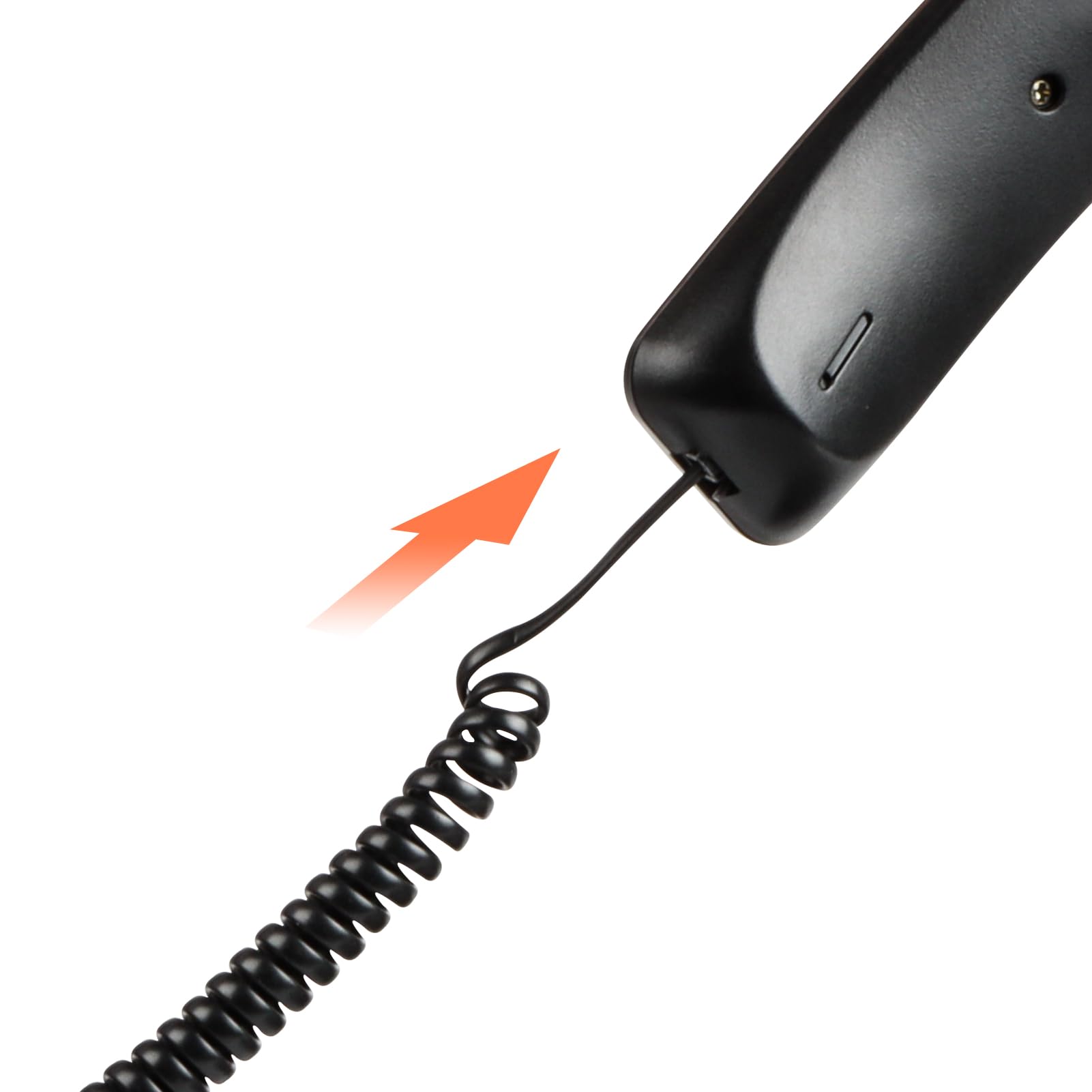 Lativu Phone Cord For Landline, 10 Pack Telephone Cord, Phone Line Cord 4.5 Ft Uncoiled (0.72 Ft Coiled), Rj9 4P4C Phone Handset