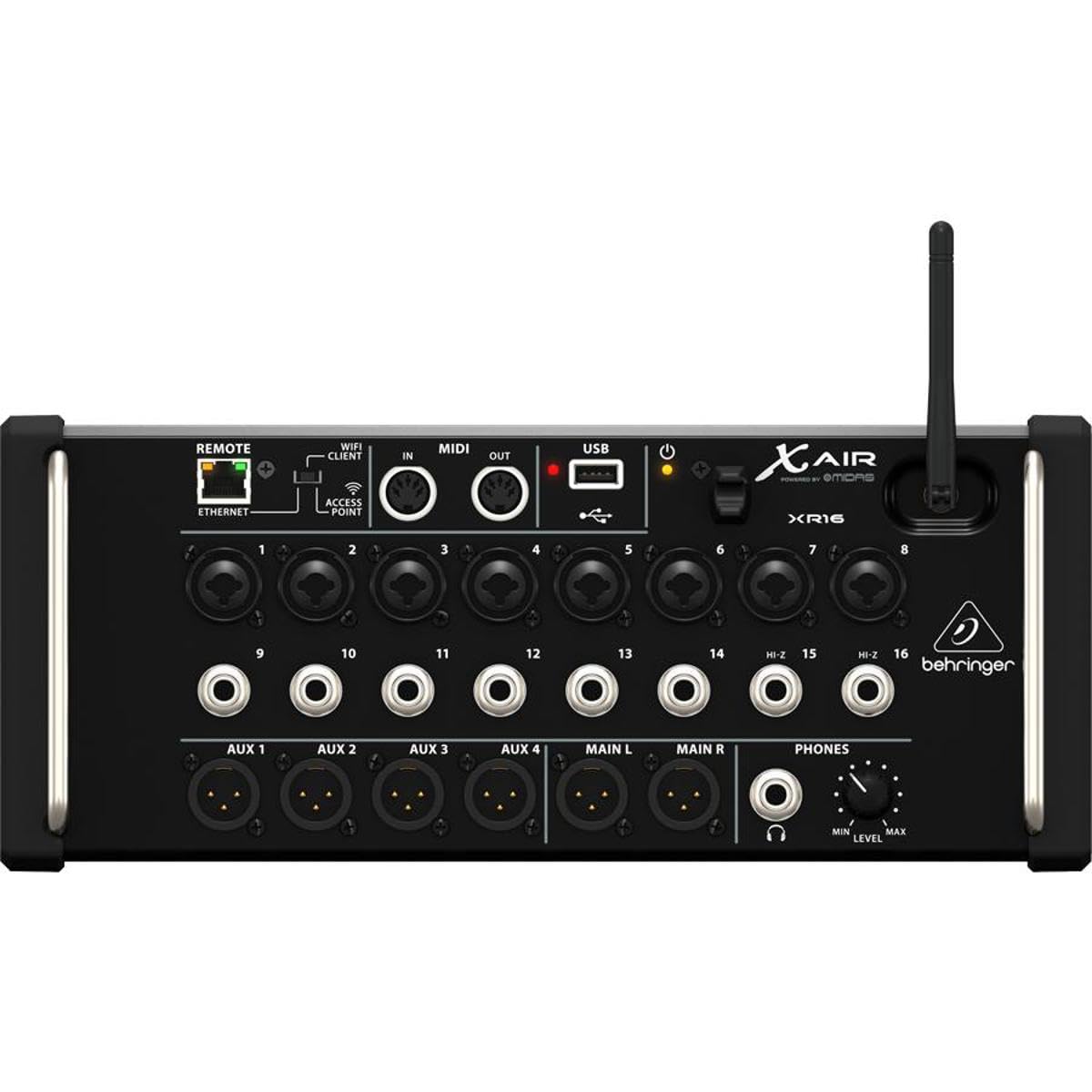 Behringer X Air Xr16 Digital Mixer For Ipad/Android Tablet With Wi Fi And Usb Recorder