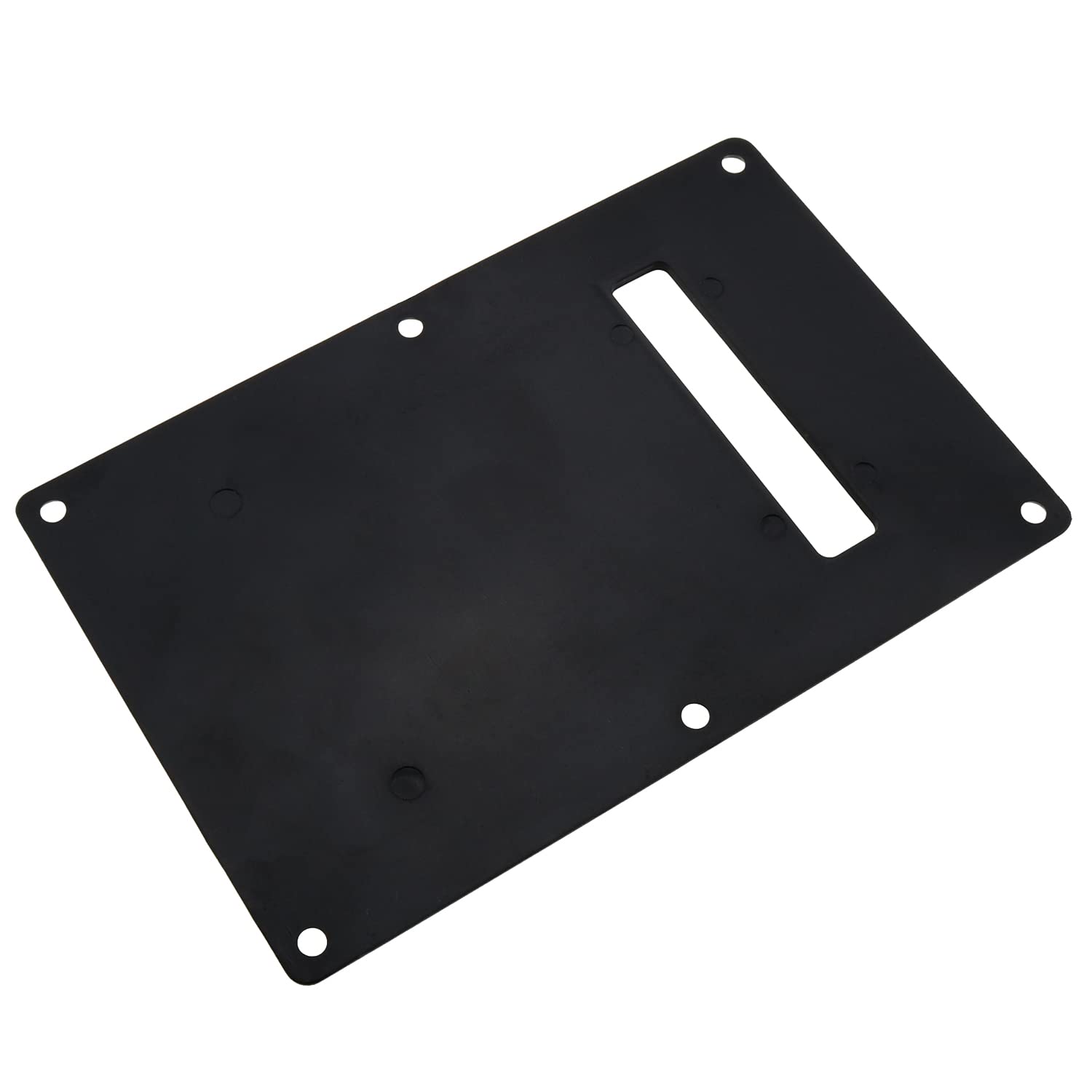 Guitar Backplate Luorng 1Set Black Electric Guitar Back Plate, Electric Guitar Neck Plate, Cavity Tremolo Cover Pick Guard With