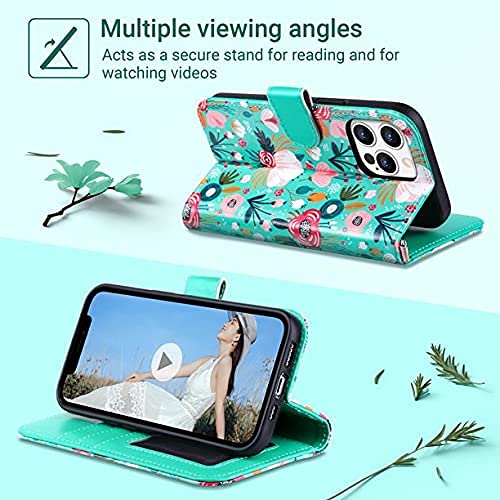 Ulak Compatible With Iphone 13 Wallet Case For Women, Premium Pu Leather Flip Cover With Card Holder And Kickstand Feature Prote