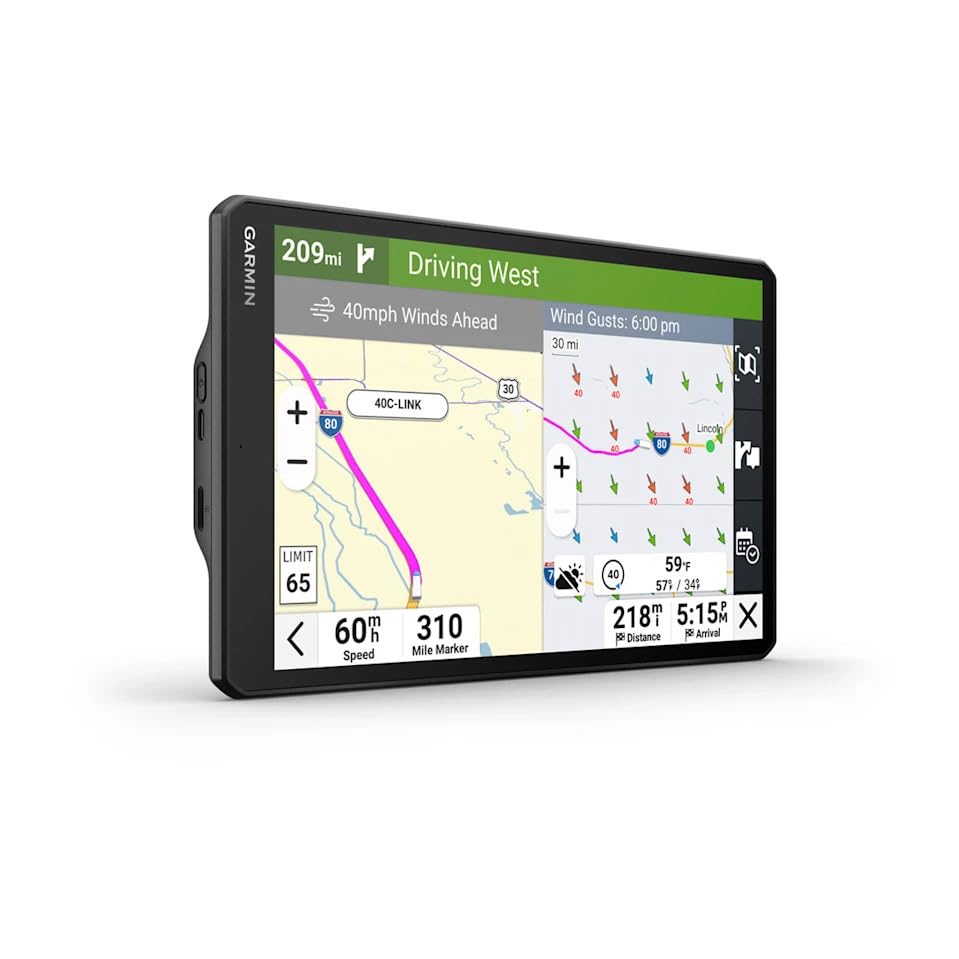 Garmin Dezl Otr1020 Gps Truck Navigator 10 Extra-Large Display Touchscreen, Commercial Gps Navigation For Semi Trucker Driver Bu