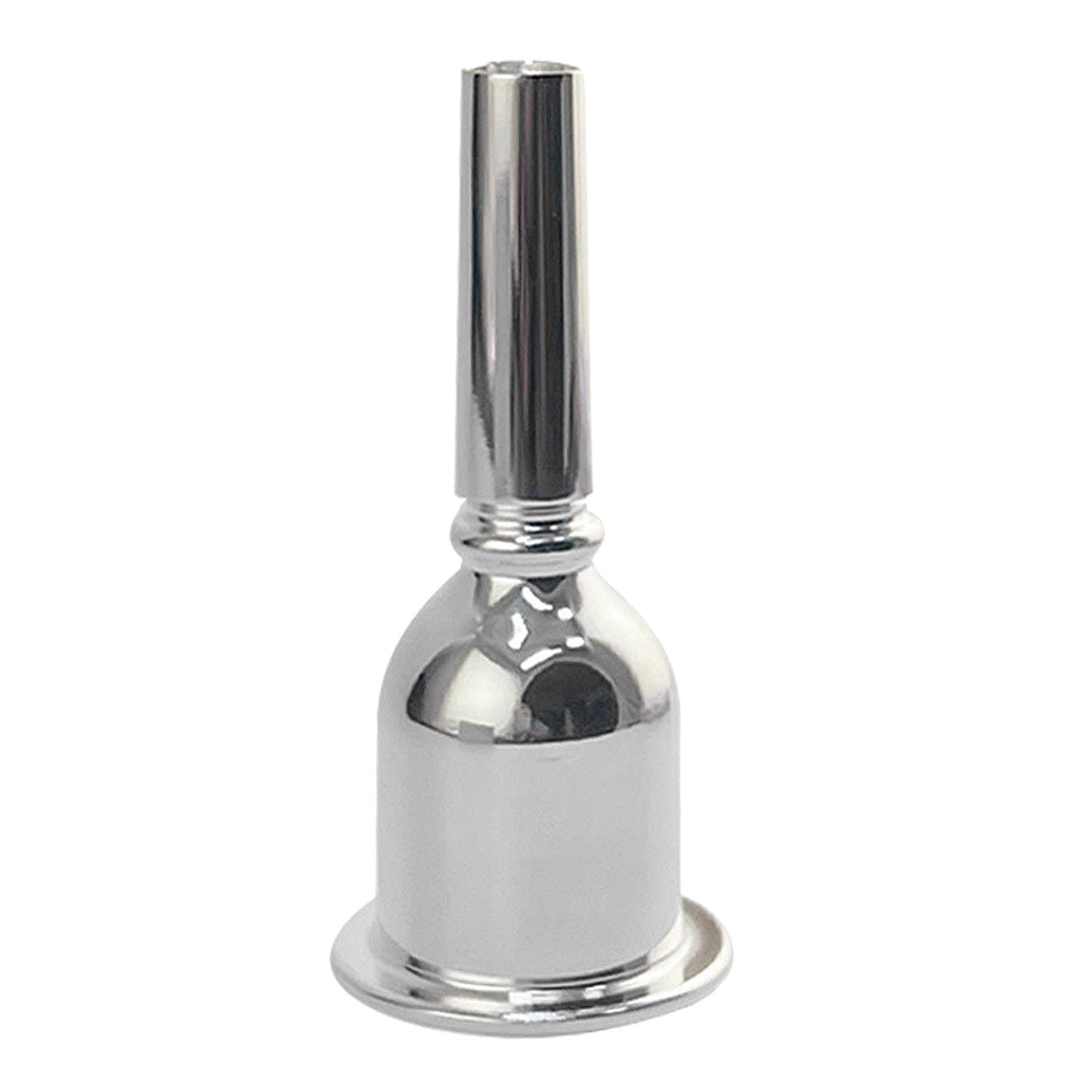 Trendynest Tuba Mouthpiece For Beginners Mouth Gift For Music Lovers Silver Plated | Musical Instruments & Gear | Brass | Parts 